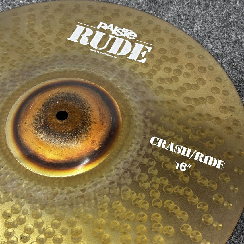Used Paiste Rude Crash/Ride Cymbal 16" - Very Good - Drum Center Of Portsmouth
