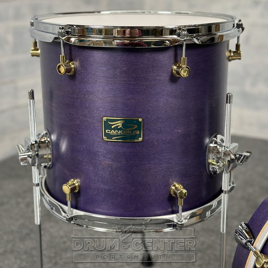 Canopus RFM 3pc Club Drum Set Purple Oil w/Brass Lugs - Drum Center Of Portsmouth