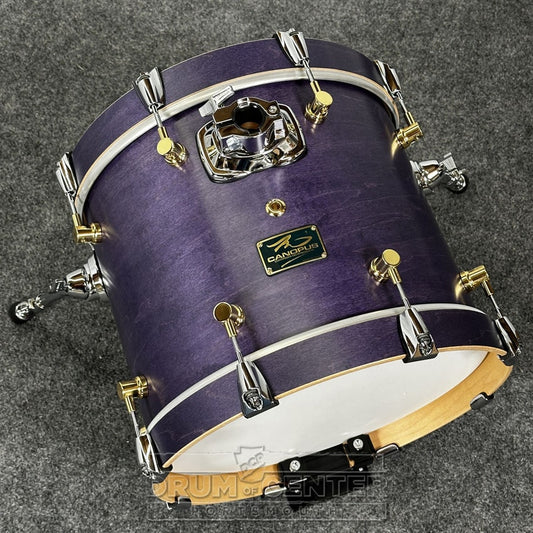 Canopus RFM 3pc Club Drum Set Purple Oil w/Brass Lugs - Drum Center Of Portsmouth