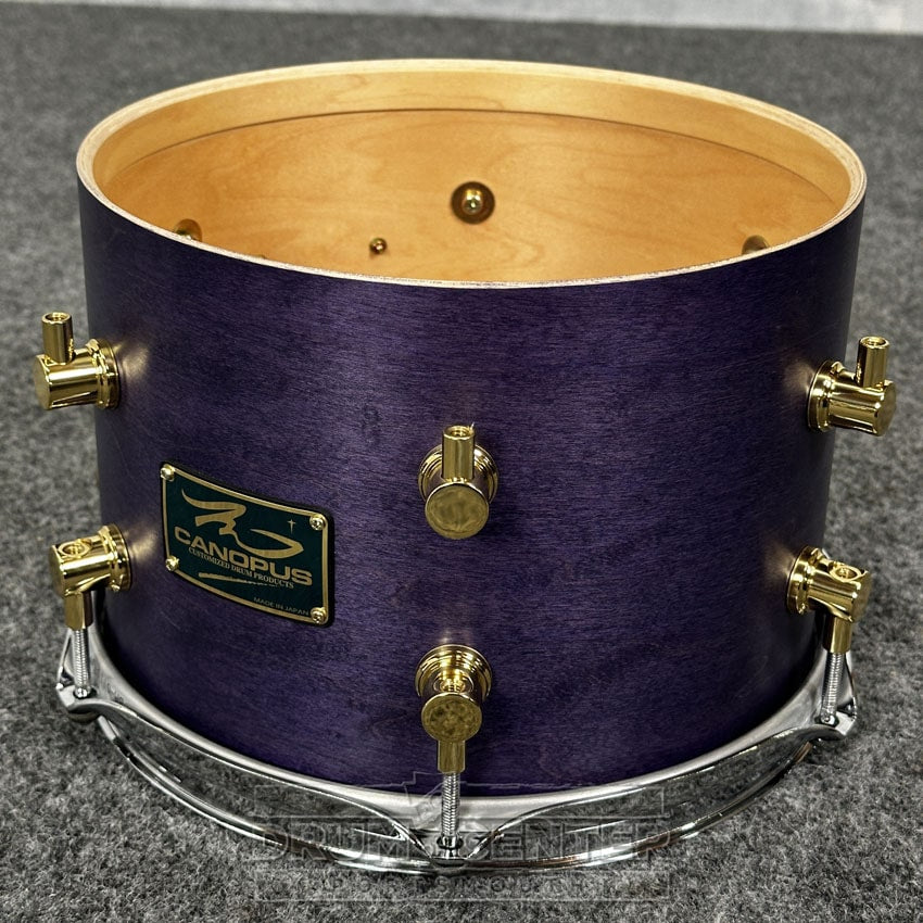 Canopus RFM 3pc Club Drum Set Purple Oil w/Brass Lugs - Drum Center Of Portsmouth