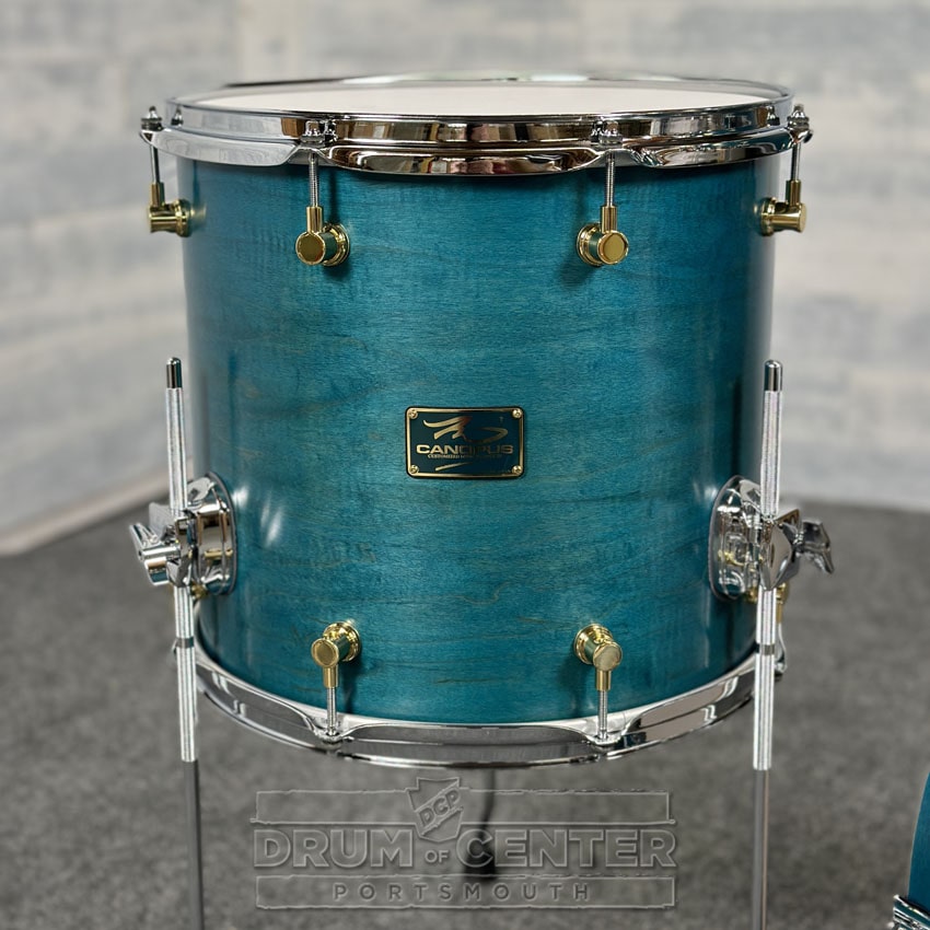 Canopus RFM 3pc Jazz Drum Set Teal Oil