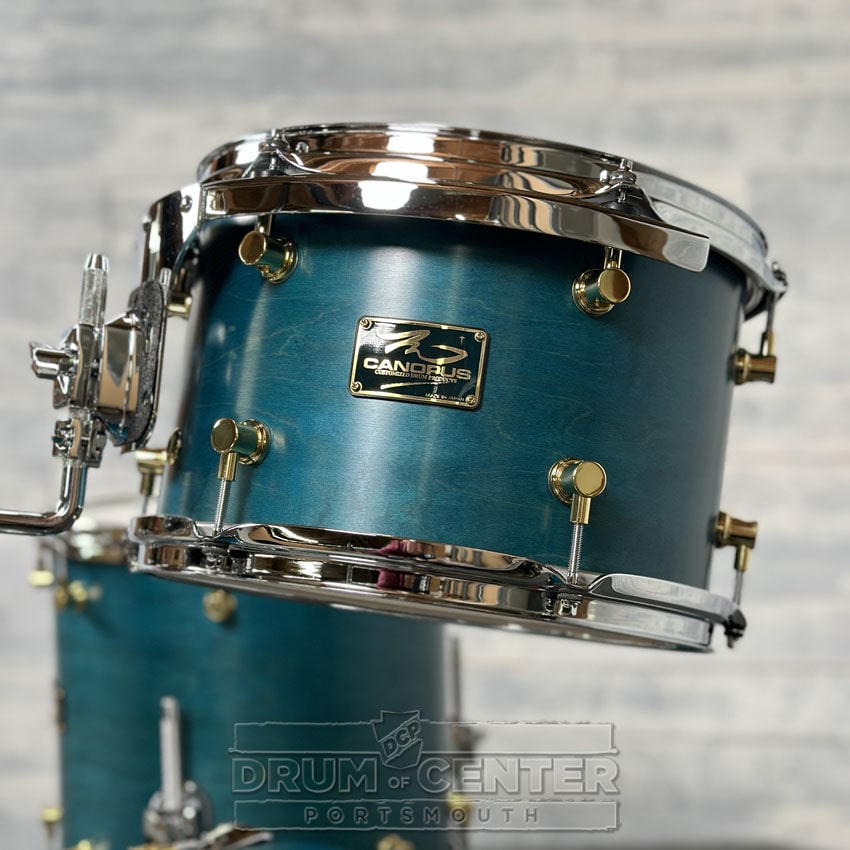 Canopus RFM 3pc Jazz Drum Set Teal Oil - Drum Center Of Portsmouth