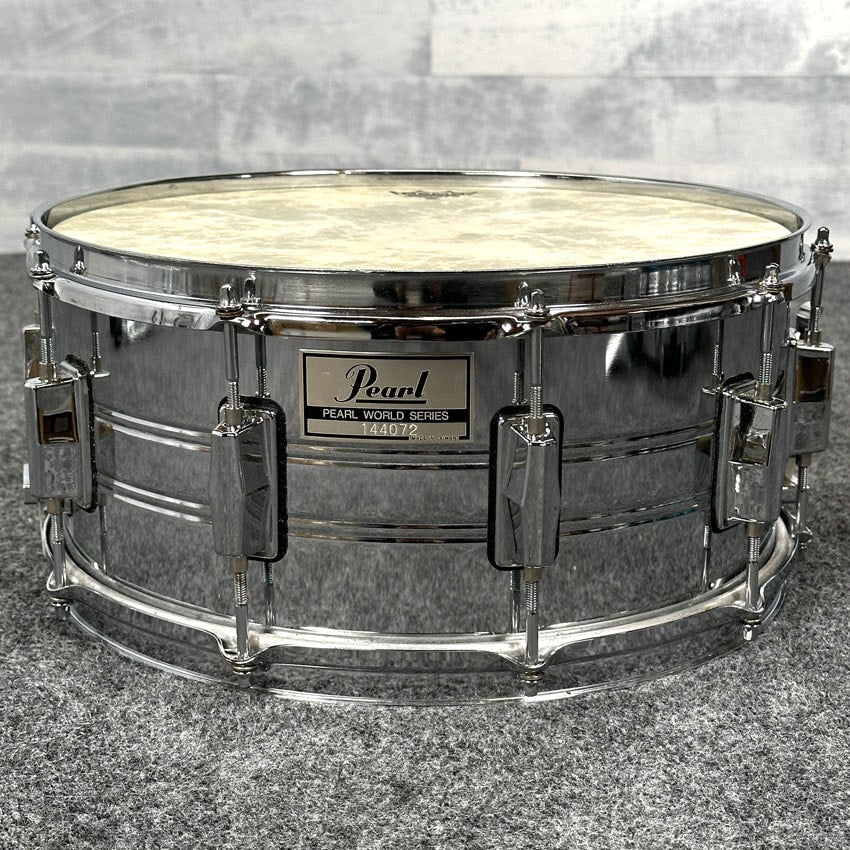 Used Pearl World Series Snare Drum 14x6.5 - Very Good - Drum Center Of Portsmouth
