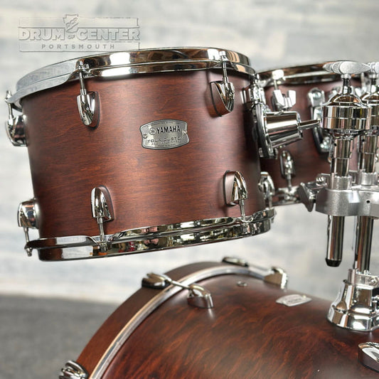 Yamaha Tour Custom Maple 4pc Drum Set 22/10/12/16 Chocolate Satin - Drum Center Of Portsmouth