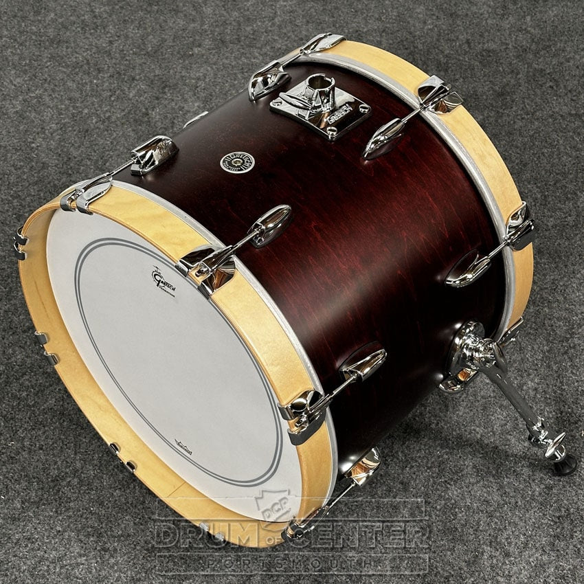 Gretsch Brooklyn Bass Drum 18x14 Satin Walnut w/Mount Plate - DCP Exclusive! - Drum Center Of Portsmouth