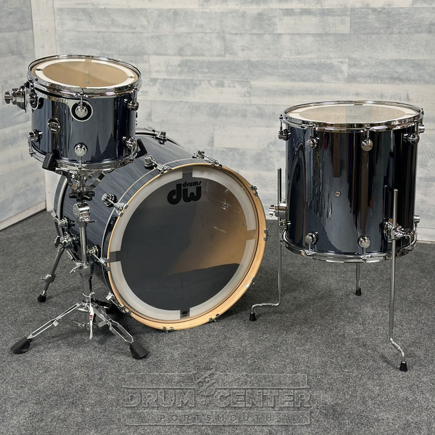 DW Performance 3pc Drum Set Chrome Shadow - Drum Center Of Portsmouth