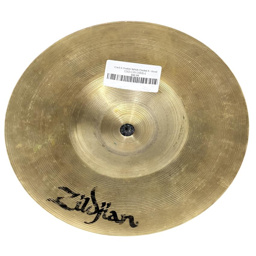Used Zildjian A Custom Splash Cymbal 8" - Good - Drum Center Of Portsmouth