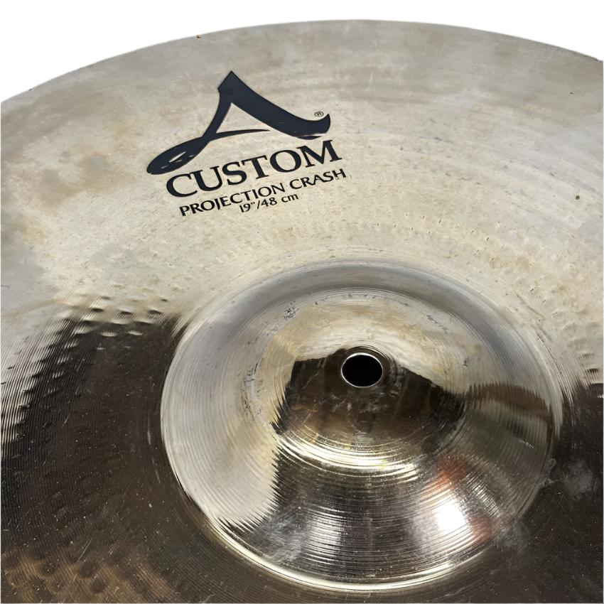 Used Zildjian A Custom Projection Crash Cymbal 19" - Good - Drum Center Of Portsmouth