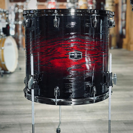 Yamaha Live Custom Hybrid Oak 4pc Drum Set Uzu Magma Sunburst - Drum Center Of Portsmouth