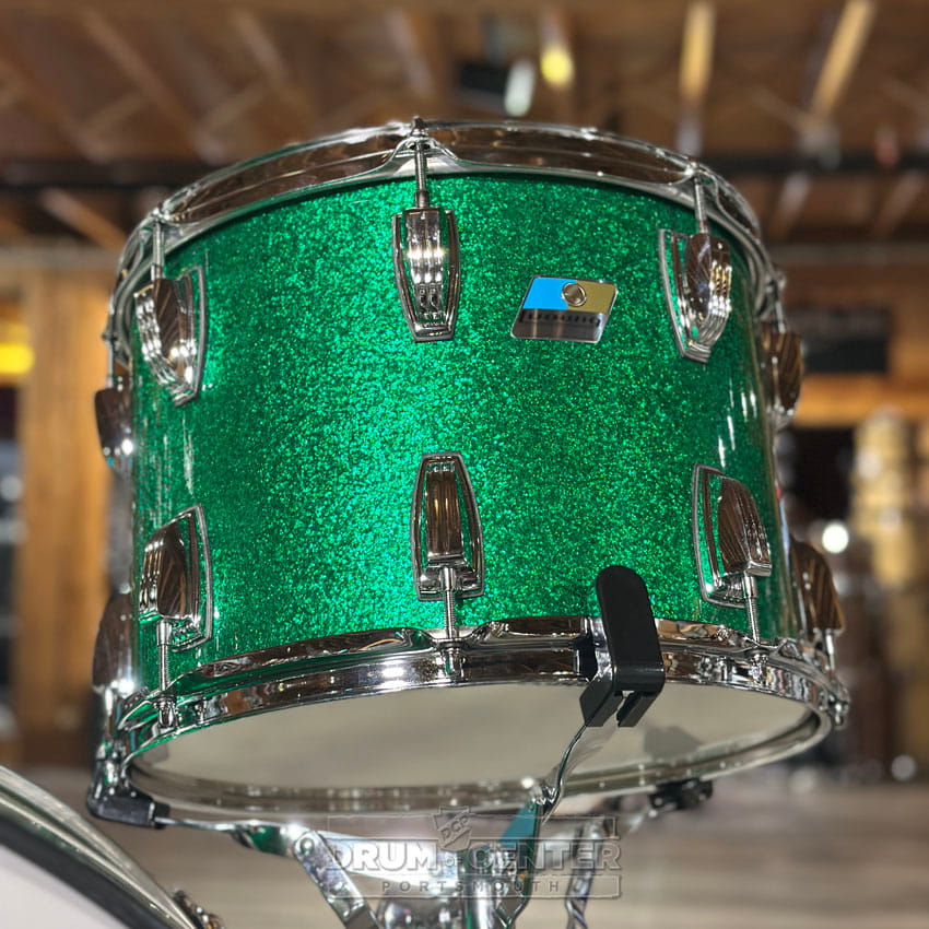 Ludwig Classic Maple 4pc Bonham Drum Set Green Sparkle - Drum Center Of Portsmouth