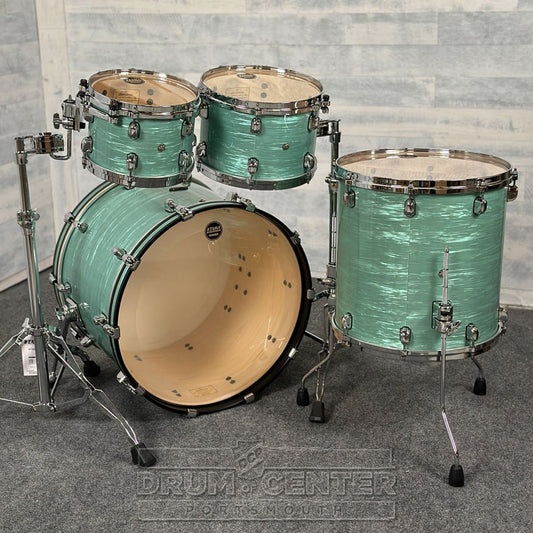 Tama Starclassic Maple 4pc Drum Set Surf Green Silk - Drum Center Of Portsmouth