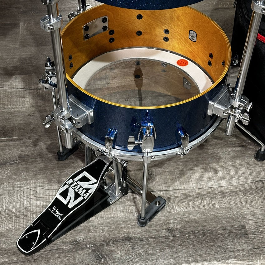 Used Tama Cocktail-JAM 4pc Shell Pack Indigo Sparkle - Very Good - Drum Center Of Portsmouth