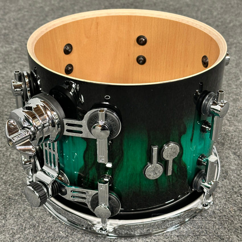 Sonor SQ2 Beech 5pc Drum Set Green Burst over African Marble Gloss - Drum Center Of Portsmouth