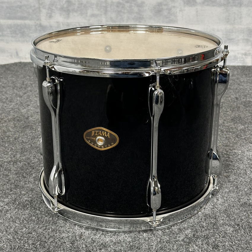 Used Tama Rockstar Tom 13x10 Black Wrap - Good - Drum Center Of Portsmouth