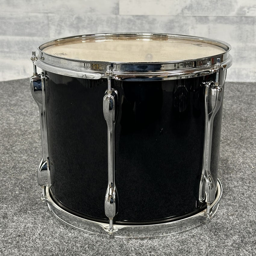 Used Tama Rockstar Tom 13x10 Black Wrap - Good - Drum Center Of Portsmouth