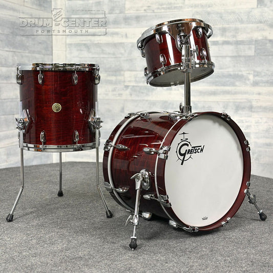 Gretsch USA Custom 3pc Drum Set 18/12/14 Walnut Gloss - Drum Center Of Portsmouth