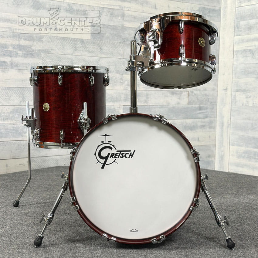 Gretsch USA Custom 3pc Drum Set 18/12/14 Walnut Gloss - Drum Center Of Portsmouth
