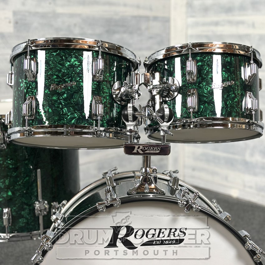 Rogers Covington Series 4pc Drum Set Green Marine Pearl - Drum Center Of Portsmouth