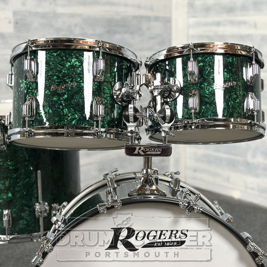 Rogers Covington Series 4pc Drum Set Green Marine Pearl - Drum Center Of Portsmouth