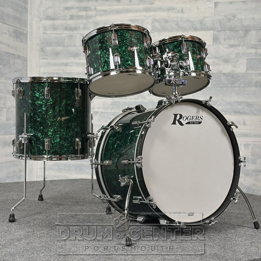 Rogers Covington Series 4pc Drum Set Green Marine Pearl - Drum Center Of Portsmouth
