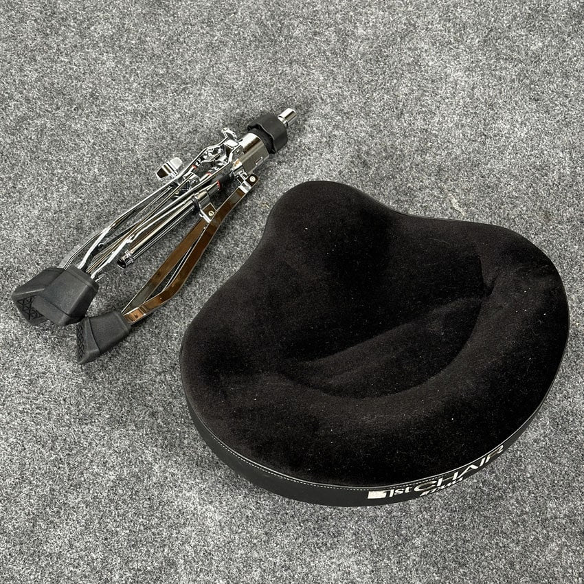 Tama HT530BCN 1st Chair Drum Throne Glide Rider with Cloth Top DEMO MODEL - Drum Center Of Portsmouth