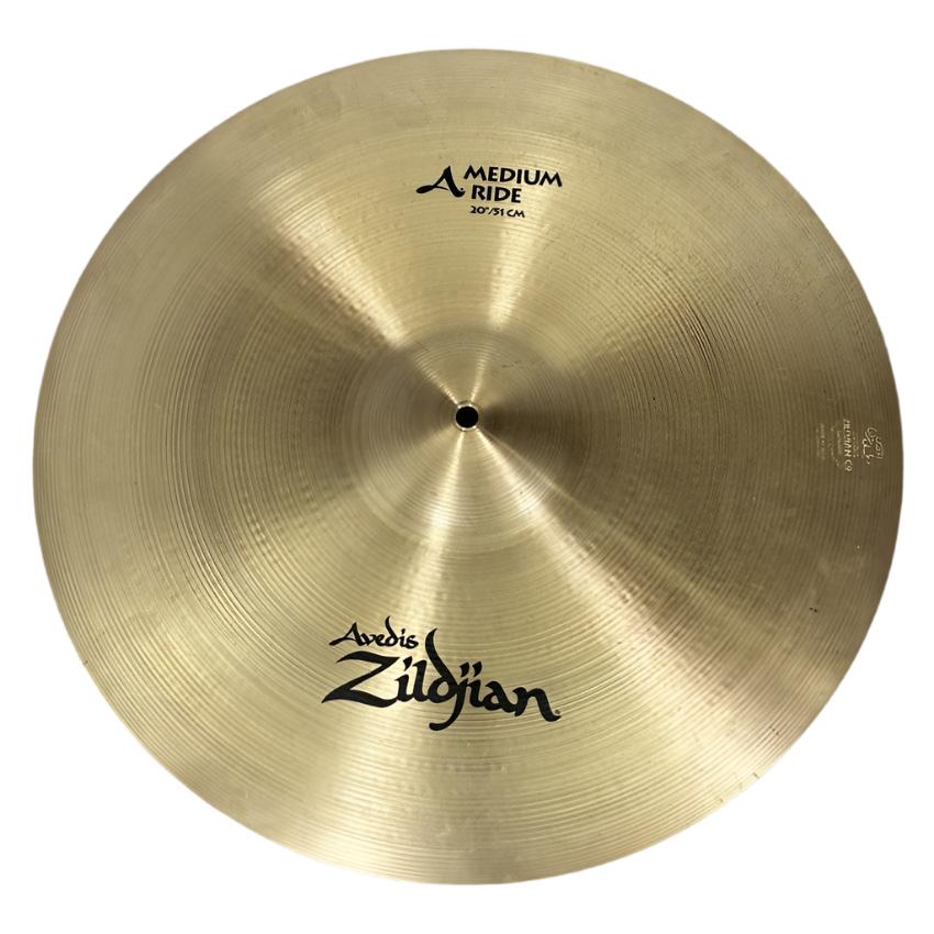 Used Zildjian A Medium Ride Cymbal 20" - Good - Drum Center Of Portsmouth