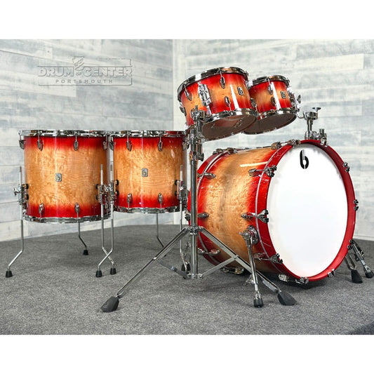 British Drum Company Founder's Reserve 5pc Drum Set Mulberry Harbour DEMO MODEL - Drum Center Of Portsmouth