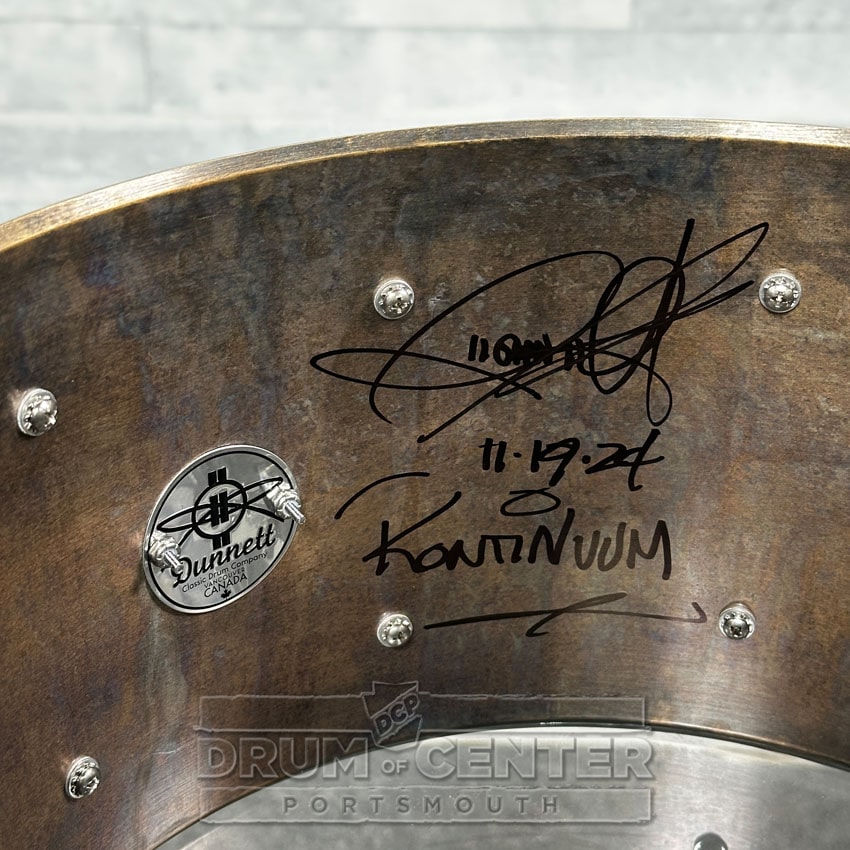 Dunnett Classic Model K Kast Bronze Snare Drum 14x8 - Drum Center Of Portsmouth