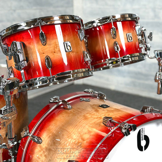 British Drum Company Founder's Reserve 5pc Drum Set Mulberry Harbour DEMO MODEL - Drum Center Of Portsmouth