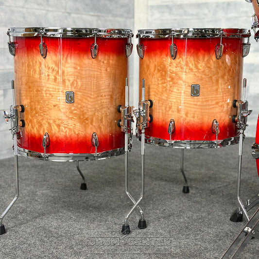 British Drum Company Founder's Reserve 5pc Drum Set Mulberry Harbour DEMO MODEL - Drum Center Of Portsmouth