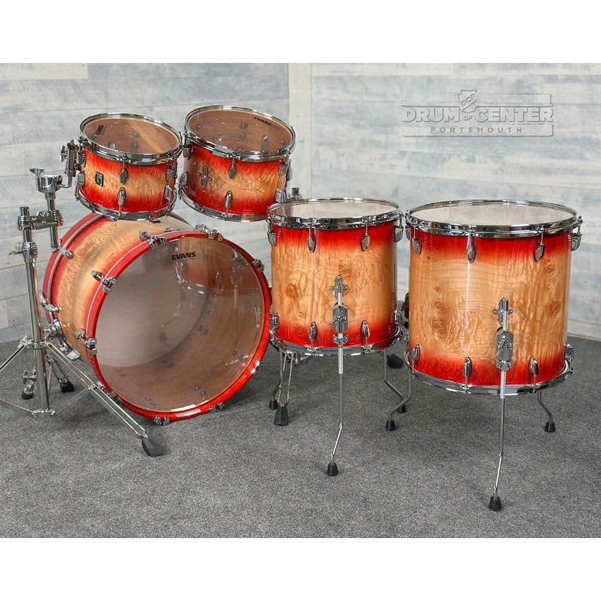British Drum Company Founder's Reserve 5pc Drum Set Mulberry Harbour DEMO MODEL - Drum Center Of Portsmouth