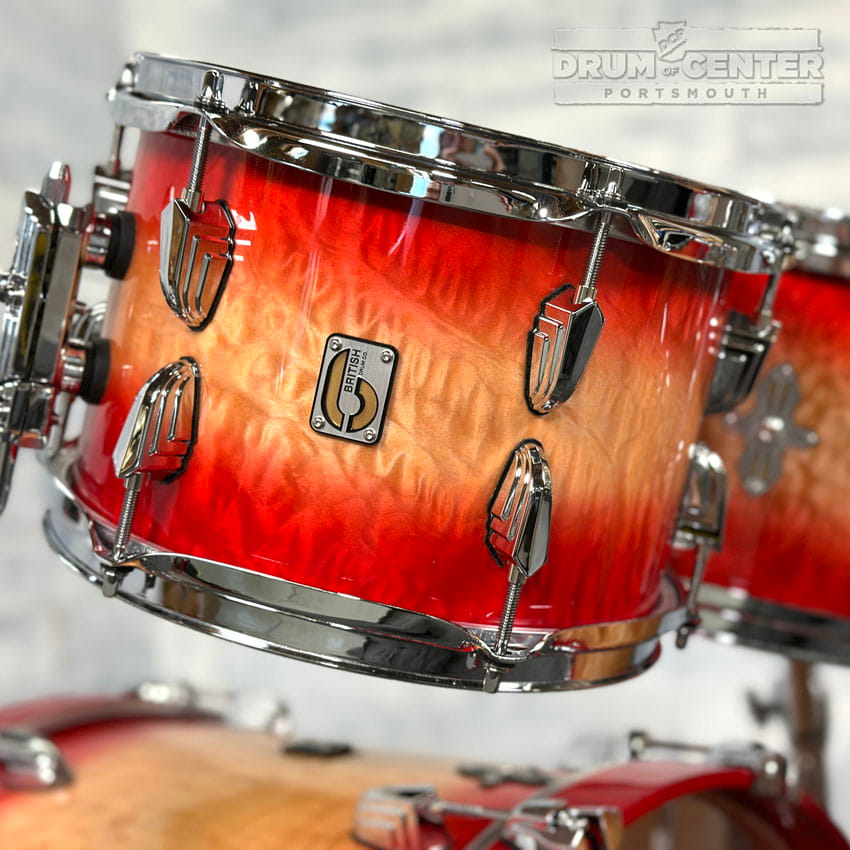 British Drum Company Founder's Reserve 5pc Drum Set Mulberry Harbour DEMO MODEL - Drum Center Of Portsmouth