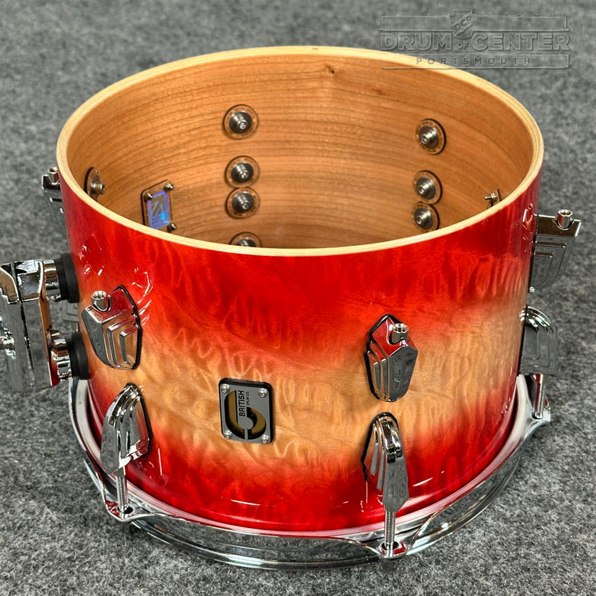 British Drum Company Founder's Reserve 5pc Drum Set Mulberry Harbour DEMO MODEL - Drum Center Of Portsmouth