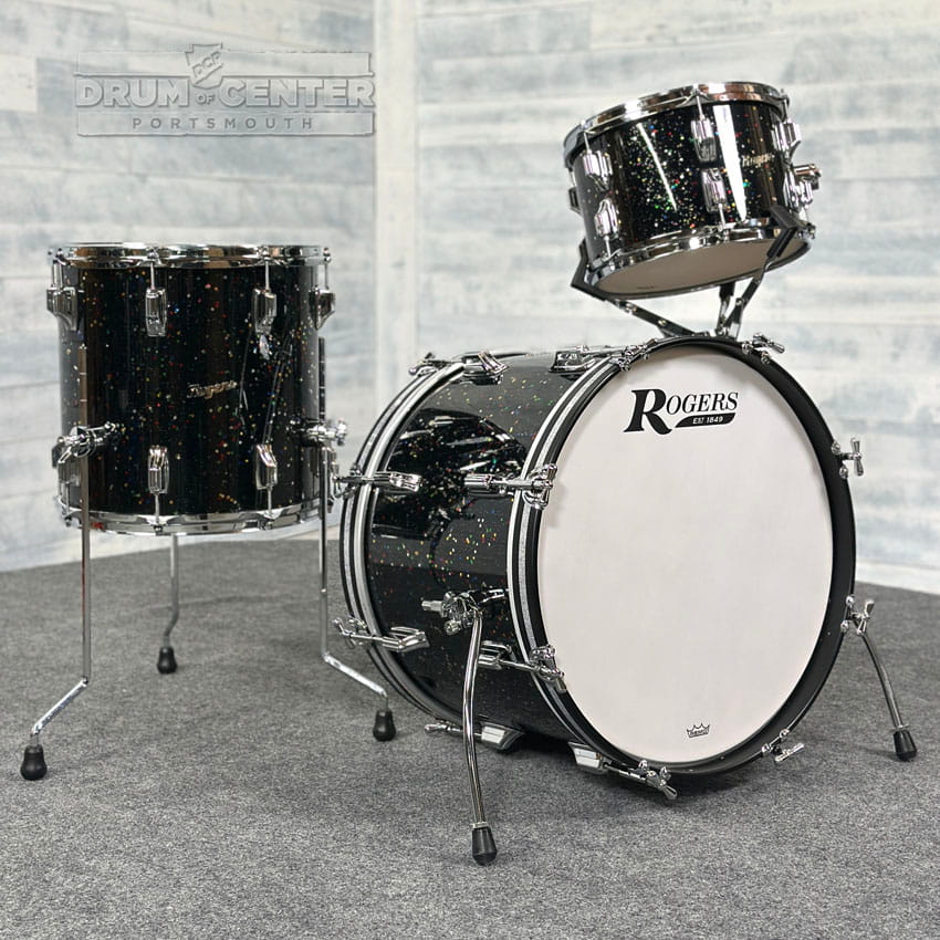 Rogers Cleveland 3pc Drum Set 20/12/14 Mardi Gras - Drum Center Of Portsmouth