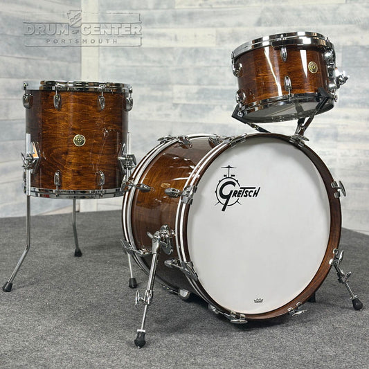 Gretsch USA Custom 3pc Drum Set Antique Maple Gloss - Drum Center Of Portsmouth