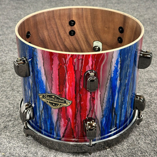 EMBARGOED - ENABLE APR 30 @ 9PM - Tama Starclassic Limited Edition Walnut/Birch 5pc Drum Set Crimson Sapphire Cascade - Drum Center Of Portsmouth