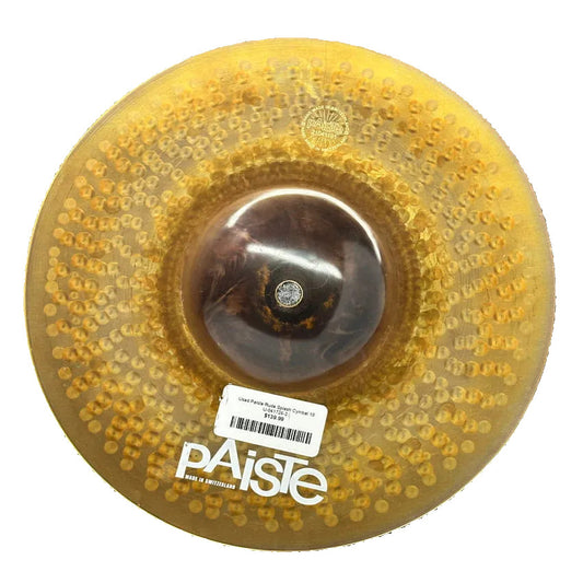 Used Paiste Rude Splash Cymbal 10 - Very Good - Drum Center Of Portsmouth