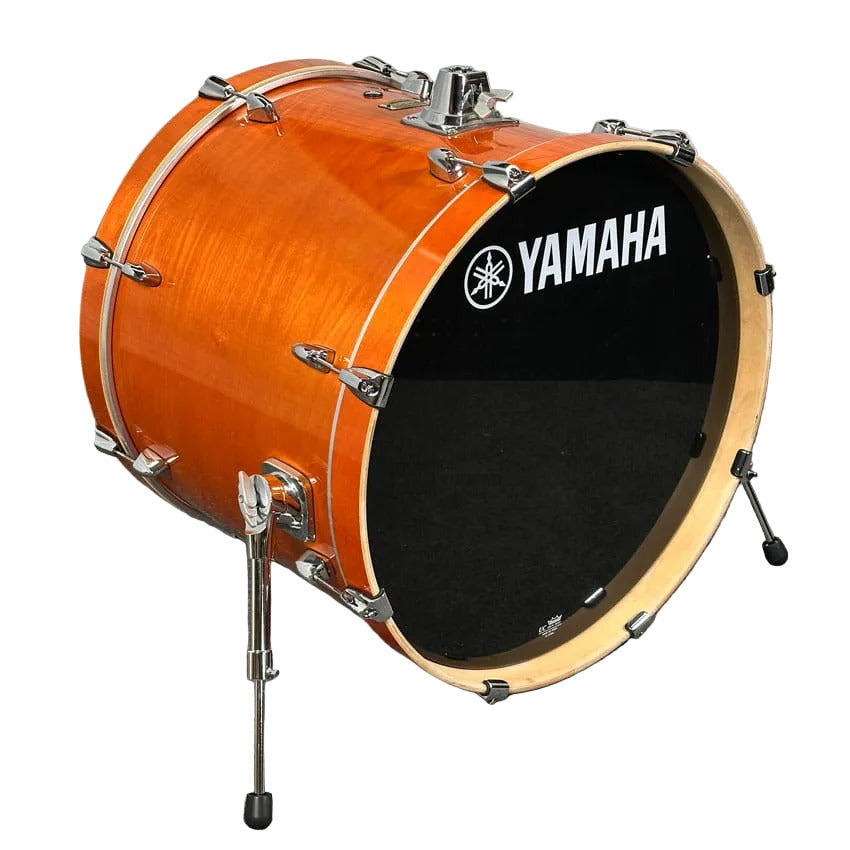 Used Yamaha Stage Custom Birch Bass Drum 22x17 Honey Amber - Very Good - Drum Center Of Portsmouth