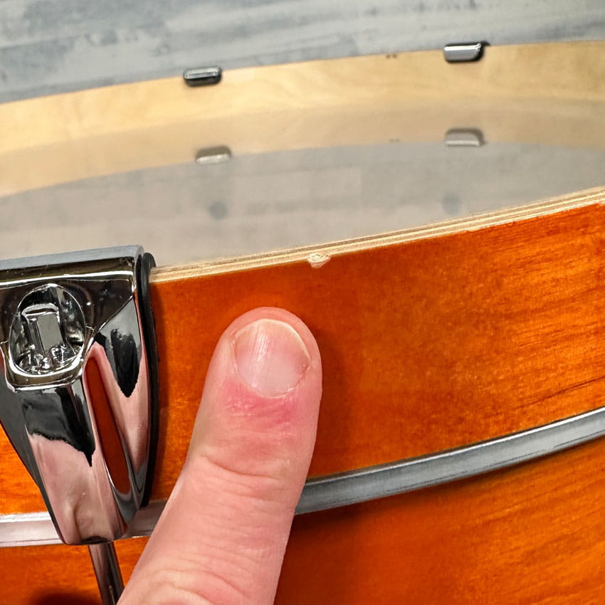 Used Yamaha Stage Custom Birch Bass Drum 22x17 Honey Amber - Very Good - Drum Center Of Portsmouth
