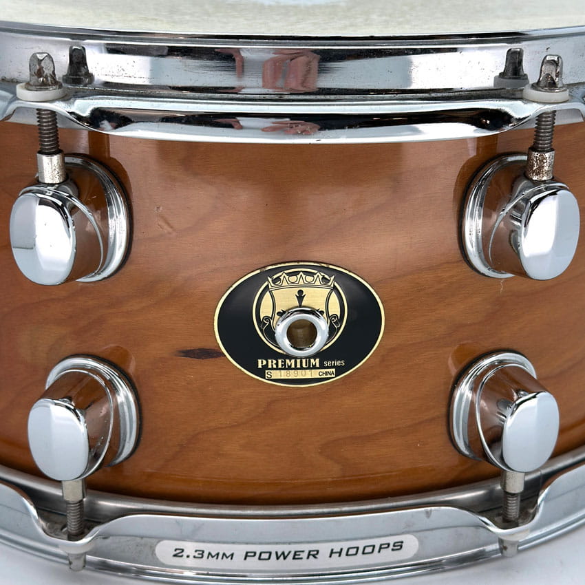 Used Mapex Black Panther Snare Drum 13x6 Natural Gloss - Good - Drum Center Of Portsmouth