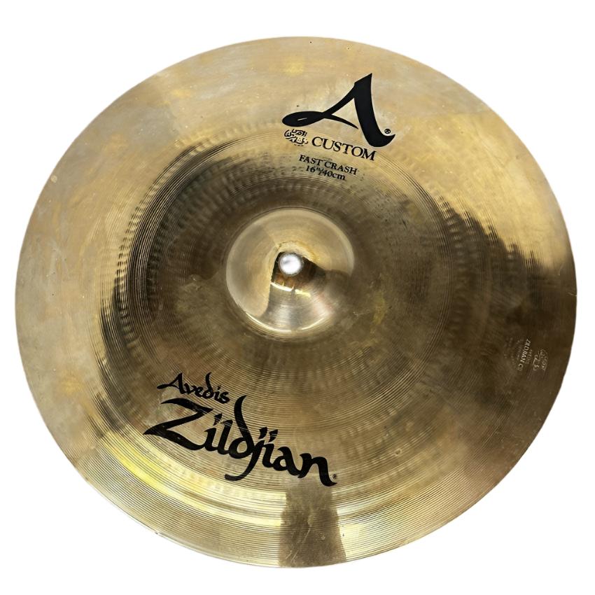 Used Zildjian A Custom Fast Crash 16" - Fair - Drum Center Of Portsmouth