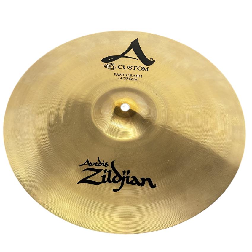 Used Zildjian A Custom Fast Crash Cymbal 14" - Very Good - Drum Center Of Portsmouth