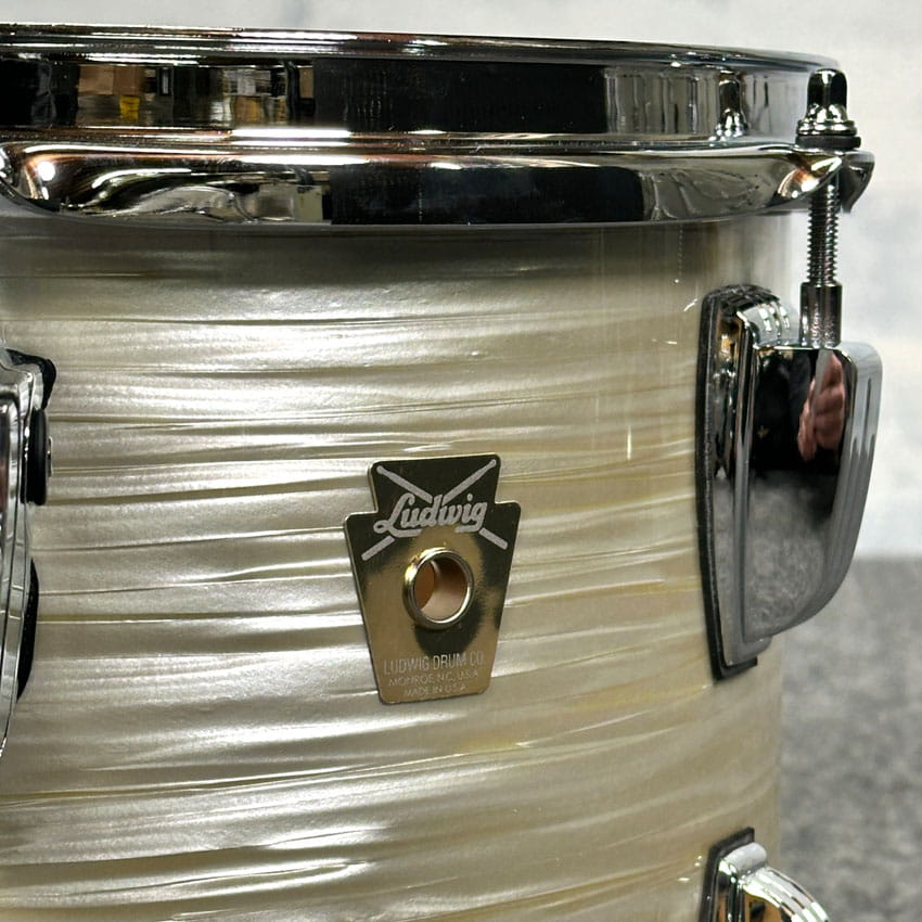 Used Ludwig Classic Maple 4pc Drum Set Olive Oyster - Very Good - Drum Center Of Portsmouth