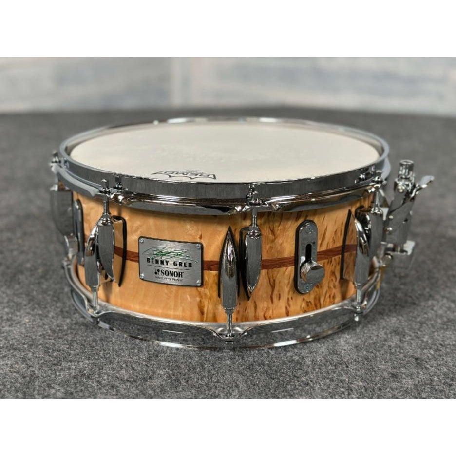 Used Sonor Benny Greb Signature Snare Drum Played by Benny! - Drum Center Of Portsmouth