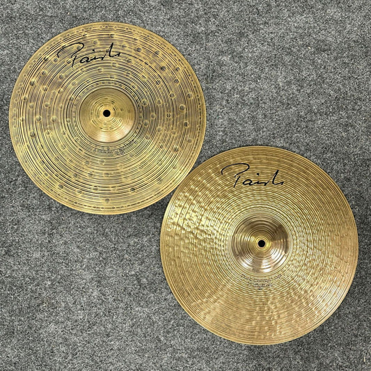 Used Paiste Signature Dark Energy Hi Hat Cymbals 14 - Good - Drum Center Of Portsmouth