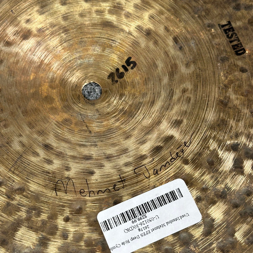 Used Istanbul Mehmet EFES Deep Ride Cymbal 20 2615g - Good - Drum Center Of Portsmouth