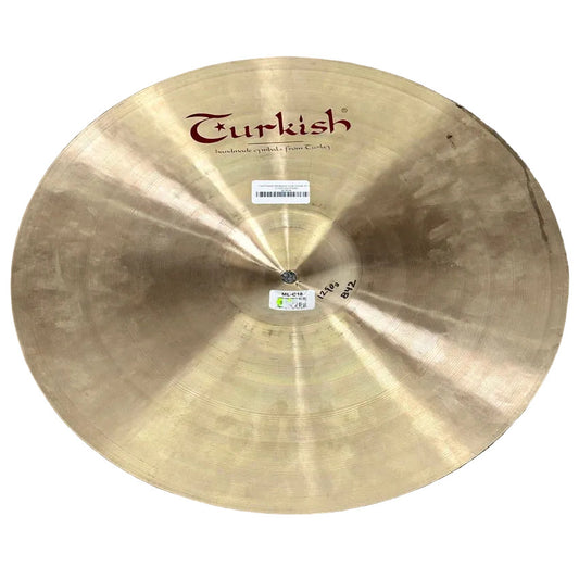 Used Turkish Millennium Crash Cymbal 18 1290g - Good - Drum Center Of Portsmouth