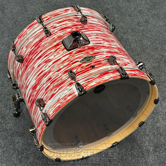 Tama Starclassic Walnut/Birch 5pc Drum Set w/22BD Red & White Oyster - Drum Center Of Portsmouth