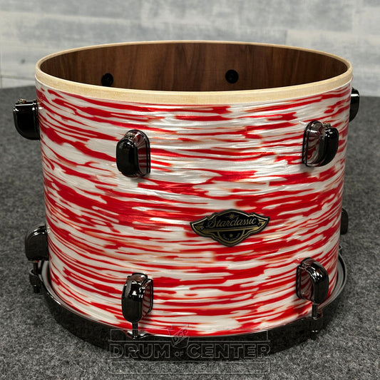Tama Starclassic Walnut/Birch 5pc Drum Set w/22BD Red & White Oyster - Drum Center Of Portsmouth