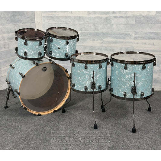 Tama Starclassic Walnut/Birch 5pc Drum Set w/22BD Ice Blue Pearl - Drum Center Of Portsmouth